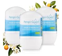 Perspi-Guard Strong Antiperspirant and Roll On Deodorant with Neroli, 48-Hour Travel Deodorant for Men and Women to Stop Sweating and Odour, 3-Pack