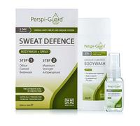 Perspi-Guard Sweat Defence Odour Control Body Wash & Maximum Strength Antiperspirant - Antibacterial Shower Gel & Anti Perspirant Deodorant for Men & Women for Excessive Sweating - 200ml & 30ml