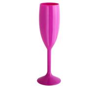 Persy Party Plastic Champagne Flutes 10 Pack - Unbreakable Wine Glasses with Long Stem - UK Based Coloured Champagne Flutes Prosecco Glasses - Gifts for Christmas, Wedding & Birthday - Purple