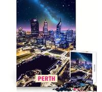 Perth 1000 Adult Pieces Jigsaw Puzzle Creative Think Happy Idle Time Tight Fit Creative Gift size 38x26cm