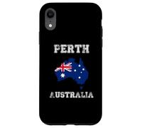 Perth Australia Vintage Australia Flag Map Design Case for iPhone XR