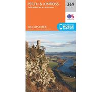 Perth & Kinross Map | Ochil Hills East & Loch Leven | Ordnance Survey | OS Explorer Active Map 369 | Scotland | Walks | Hiking | Maps | Adventure