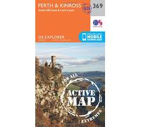 Explorer Active 369 Perth & Kinross Map With Digital Version - Orange, Orange One Size