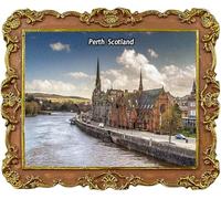 Perth Scotland Travel Souvenir Fridge Magnet City Attractions Refrigerator Magnets