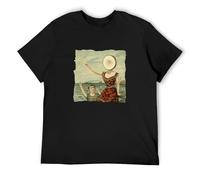 pertu Mens Neutral Milk Hotel T-Shirt Black 3XL