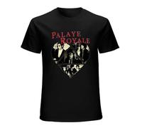 pertu Palaye Royale Heart Fitted T-Shirt Black Size S