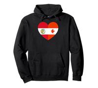 Peru and Canada United in Roots Pullover Hoodie