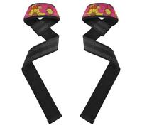 Peru Cantuta Beauty Flowers Lifting Wrist Strap 26" Anti Slip Wrist Brace for Weightlifting, Deadlifting, Exercise, Strength Training venda para muneca de la mano