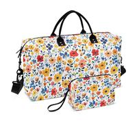 Peru Cantuta Beauty Summer Flowers Colorful Decorative Weekender Overnight Bag Sport Training Bag with Adjustable Strap for Trekking Multifunctional bulto para viajar