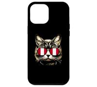 Peru Cat Peruvian Flag Sunglasses Patriotic Cats Lover Case for iPhone 12 Pro Max