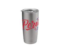 Peru Celebration Fireworks Festive Perú Logo Travel Stainless Steel Insulated Tumbler