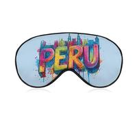 Peru Culture Sleep Eye Mask Night Shade Cover Soft Adjustable for Travel Naps