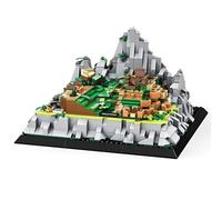 Peru Cusco Machu Picchu Building Block Set, 1039PCS Famous Landmarks Construction Bricks Kit, Ancient Inca City Architecture Model Toys, Gifts for Decor Adults History Enthusiasts & Collectors
