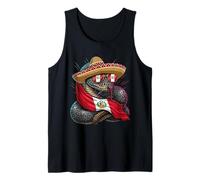 Peru Flag Snake Peruvian Roots Peruvian Flag Peruvian Pride Tank Top