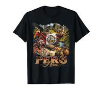 Peru Heritage Travel Culture Retro Peru Flag Proud Peruvian T-Shirt