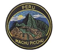 Peru Machu Picchu Seven Wonders of The World Fully Embroidered Sew/Iron on Patch (A)