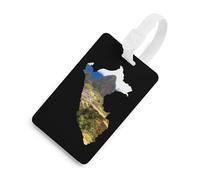 Peru Map Machu Picchu Travel Luggage Tags for Suitcases Handbag Fashion Suitcase Labels