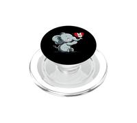 Peru Peruvian Roots Cute Elephant Heart Peruvian Pride PopSockets PopGrip for MagSafe