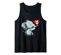 Peru Peruvian Roots Cute Elephant Heart Peruvian Pride Tank Top