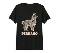 Peruano Inca Alpaca Animal Proud Peru Men Premium T-Shirt