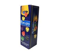 Perudo Vertical Dice Game - Classic Bluffing Dice Game for 2-6 Players | Portable Tin Set | Family & Travel Game (Ages 8+)