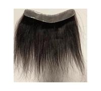 Perücke Herren Man Toupee V Style Frontal Hairline for 100% Human Remy Hair Ultra Thin Skin PU Men's Base Replacement System Herren Perücken(16x2cm)