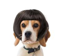 Perücken Für Hunde - Verstellbare Und Anpassbare Passform Party Kunsthaar Mit,Cosplay Perücken Für Halloween Weihnachten Party Feiertagsveranstaltung Täglichen Gebrauch Und Freizeitbekleidung F