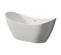 Perugia Double Ended Freestanding Slipper Bath | White | Acrylic | 1600mm x 780mm