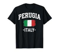 Perugia Italia Italy Italian Flag Souvenir Europe Tourist T-Shirt