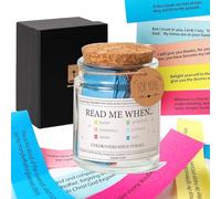 Perukoyo Christian Gifts for Woman,Bible Verses in a Jar,Read Me When Bible Verses Jar for Emotions and Feelings,Christian Gifts Easter Gift