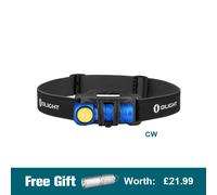 Perun 2 Mini 1100 Lumens Rechargeable Right-Angle Headtorch + Free i1R 2 Pro North