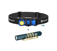 Perun 2 Mini 1100 Lumens Rechargeable Right-Angle Headtorch + I3T EOS (Dream Blue)