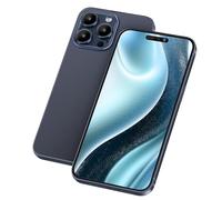 Perusha Fake Phone Model [Without Logo] Dummy Display Non-Working Replica Phone Toy for 15 Plus/Pro/Pro Max (for 15 Pro Blue Colour Screen)