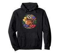Peruvian Coastal Foodie Cevicheria Lover Illustration Peru Pullover Hoodie