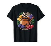 Peruvian Coastal Foodie Cevicheria Lover Illustration Peru T-Shirt