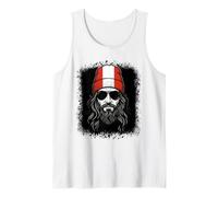 Peruvian Flag Beanie Man National Pride Travel Tank Top