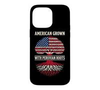 Peruvian Heritage American Grown Peruvian Roots Family Case for iPhone 14 Pro Max