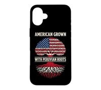 Peruvian Heritage American Grown Peruvian Roots Family Case for iPhone 16 Plus