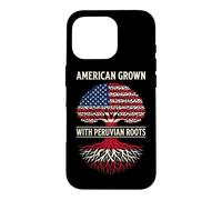 Peruvian Heritage American Grown Peruvian Roots Family Case for iPhone 16 Pro