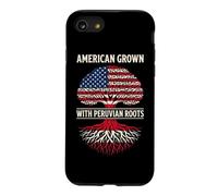 Peruvian Heritage American Grown Peruvian Roots Family Case for iPhone SE (2020) / 7/8