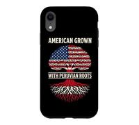 Peruvian Heritage American Grown Peruvian Roots Family Case for iPhone XR
