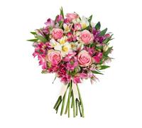Peruvian Lily and Belle Rose's - Fresh Flower Bouquet | Birthdays, Anniversaries, Thank You Gifts, Thinking of You, Delivered in Bud and Blooms in 48-72 Hours