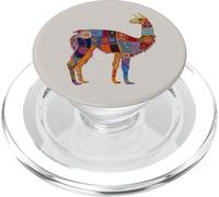 Peruvian Llama Alpaca Flowers Colourful Peru Souvenir PopSockets PopGrip for MagSafe