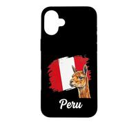 Peruvian Llama Flag South America Travel Case for iPhone 16 Plus