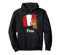 Peruvian Llama Flag South America Travel Pullover Hoodie
