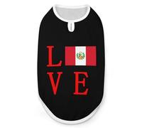 Peruvian Lover Funny Dog Vest Cute Sleeveless Pet Shirt Pullover Cats T-Shirts Tank Tops 2XL