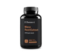 Peruvian Maca - Root Extract Standardised to Macaenes and Macamides - 4000 mg Whole Plant per Capsule - for Men and Women - 120 Vegan Capsules - 4-Month Supply - Zenement