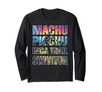 Peruvian Machu Picchu Cusco Peru Inca Trail Survivor Design Long Sleeve T-Shirt