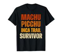 Peruvian Machu Picchu Cusco Peru Inca Trail Survivor Design T-Shirt