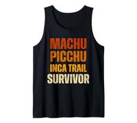 Peruvian Machu Picchu Cusco Peru Inca Trail Survivor Design Tank Top